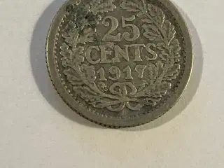 25 Cents Netherlands 1917