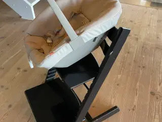 Stokke Tripp Trapp højstol med Newborn Set sort