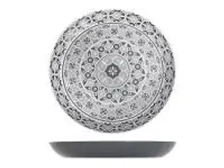 4 stk. Skål melamin grå 380 mm 3,5 ltr Marrakesh