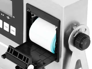 Pakkevægt – 600 kg / 50 g – LCD – labelprinter