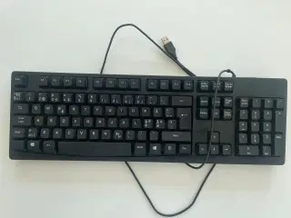 Eletra EK1000 tastatur, keyboard med kabel