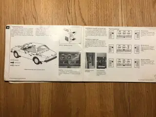 SAAB 99 instruktionsbog