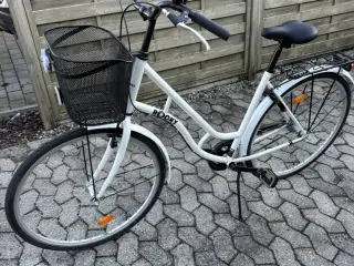 Damecykel hvid 28”