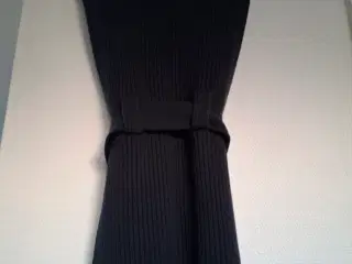 Cos marineblå wool strik vest m bælte