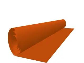 Oracal 8300 - Rød Orange - Red Orange, 8300-033, 5 års folie - skiltefolie