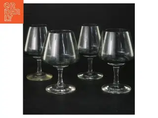 4 stk. Holmegaard Atlantic cognacglasstr. (4 stk Ø 5 cm længde 11,5 cm)