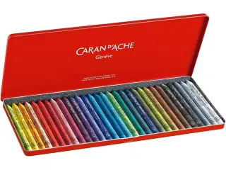 CARAN D’ACHE Neocolor I, L: 10 cm, tykkelse 8,5 mm, ass. farver, 30stk./ 1 pk.