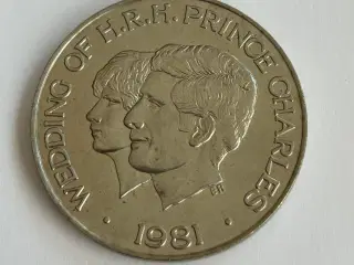 1 Dollar Samoa Wedding Of Prince Charles 1981
