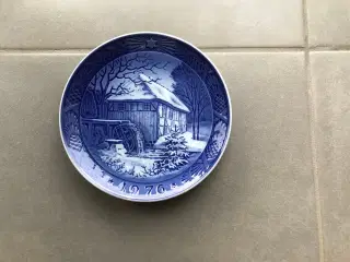 Royal copenhagen juleplatte 1976