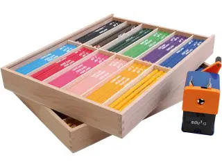 Edu Kraftige Farveblyanter - 24 stk. Ass. Farver