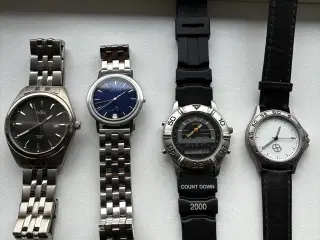 4 stk. armbåndsure (Samlet pris)