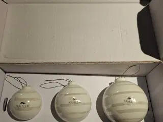 Kähler omaggio julekugler, perlemor striber