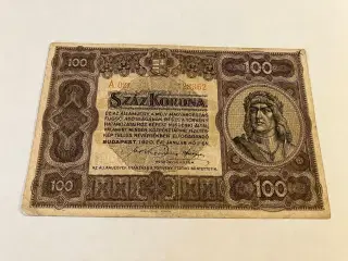 100 Korona Hungary 1922