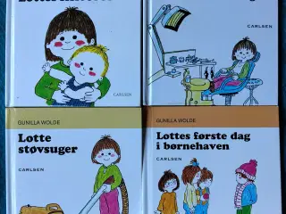 6 Stk. Totte - Lotte Bøger