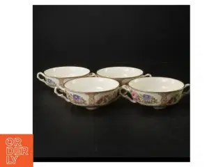 Porcelæns suppe kopper (str. Ø. 12,5 cm)
