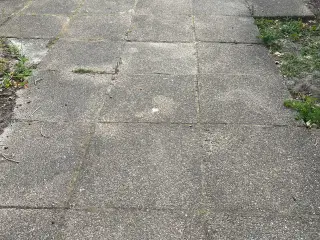 50x50 havefliser gives væk
