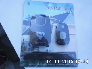 Safety One trådløs postmelder med dørklokke