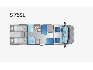 2026 - Sun Living S 75 SL Automat gear 165 HK   KAMPAGNEPAKKE – ALT DETTE FÅR DU MED! 🚐✨ - 165 hk med automatgear, Adaptiv fart pilot.......