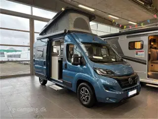2022 - Hymer Free 540 BLUE EVOLUTION   Udstyr inkluderet: 2x Lithium-batteri • Solcelleanlæg • Markise • Hævesængetag • Fuld LED-lys • Automatisk klimaanlæg • Elektrisk håndbremse