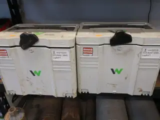 2 stk. tomme TANOS Systainer værktøjskasser