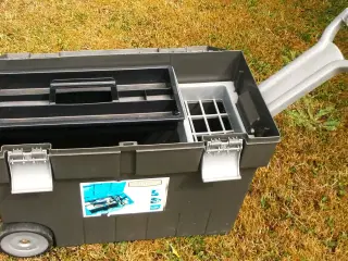 CURVER Værktøjsvogn med Håndtag & Hjul, Grå