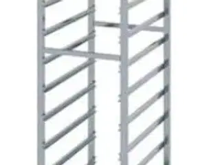 Indstiksvogn til 10 x 1/1 GN Rustfri stål