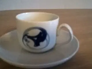 kaffekop i Blå Koppel 