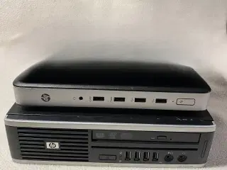 2 X HP Mini / Tiny Computere