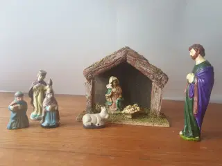 Stalden i Betlehem . Gammel Krybbescene