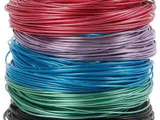 Bonzaitråd 1,5 mm - Ass. Farver, 20 m i alt