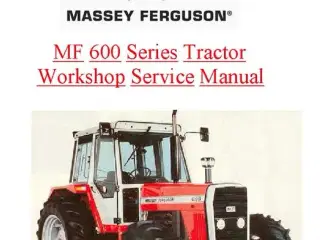 Massey Ferguson 600 serie værkstedsmanual