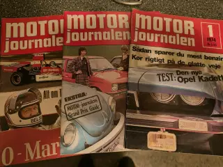 Motor-Journalen 1973-74 13 stk