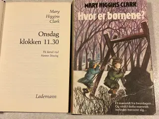 Krimier af Mary Higgins Clark en stor bestseller f