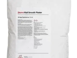 SkamoWall Basic Smooth Plaster (finpuds) hvid 