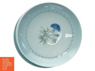 Blå kornblomst, Demeter, porcelænstallerkener fra Bing Og Grøndahl (str. Diameter 15,5 cm)