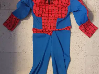 Spider-man kostume Spiderman 4-6år