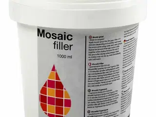 Mosaik Tile Grout, hvid, 1000ml/ 1 spand