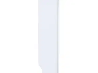 Radiatorskjuler 205 cm MDF hvid