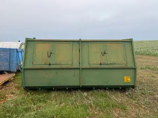 Lukket affaldscontainer 