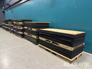 Tæppefliser 2x1 meter - Ca. 1800 styk