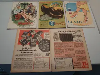 5 stk blade: Ferie Magasinet og Week-end. 1943-49