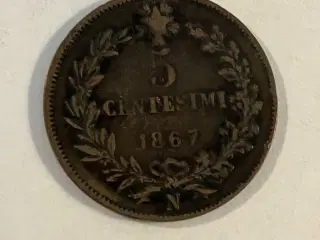 5 Centesimi Italy 1867