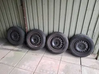 Vinterdæk med stål fælge 