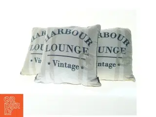 Dekorative puder med vintage print fra Harbour Lounge (str. 40x43 cm)
