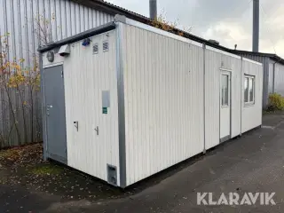 Kontorpavillon med køkken og toilet