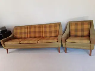  Pæn Retro Sofa og stol