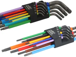 Bahco Summerpack: 2 stiftnøglesæt Torx + Inhex