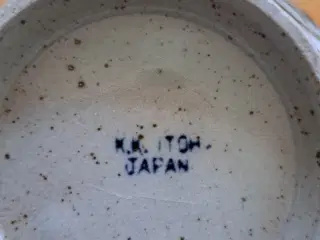 Shigaraki skål fra Japan