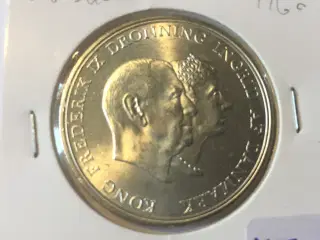 5 kr. 1960 Fr. IX og Dronning Ingrids sølvbrullup