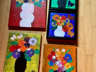 Malerier kunst homemade